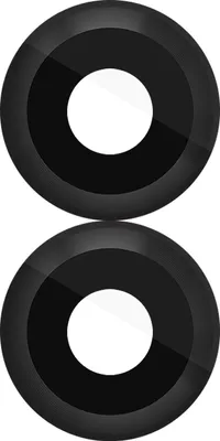 Image de Clappio, Lentille de la caméra arrière pour Xiaomi Redmi 12, 100% compatible, Noir