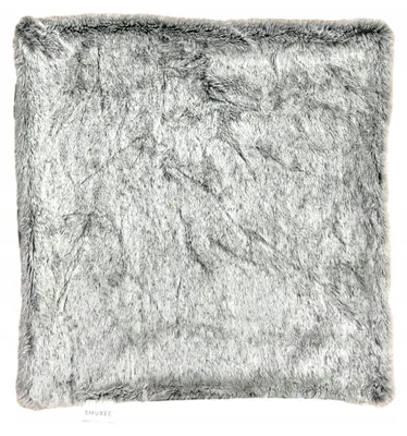 Obrázek produktu pro Dekorativní plyšový povlak na polštář Smukee, šedý, 40x40 cm