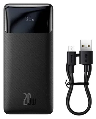 Image de Baseus PPBD050501 power bank Lithium Polymer (LiPo) 20000 mAh Noir