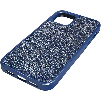 Produktbild von Swarovski Glam Rock Smartphone Schutzhülle, iPhone® 12/12 Pro, Blau 5616361