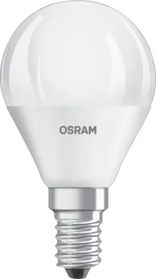 Zdjęcie produktu dla OSRAM 4058075430815 LED (monochrome) EEC F (A - G) E14 Pear shape 4.9 W = 40 W Cool white (Ø x L) 45 mm x 82 mm 1 pc(s)