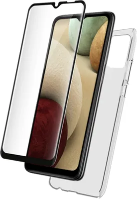 Produktbild von BigBen Connected, Schutzpaket für Oppo A12 Hülle aus stoßfestem TPU und Displayglas 9H, Transparent