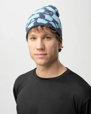 Image de Bonnet "Colour Wear U Jacq" de couleur marine.