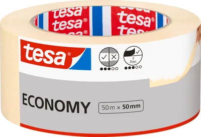 Produktbild von tesa Kreppband Malerband Abklebeband Malerkrepp sauberes Abkleben Innenbereich