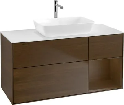 Produktbild von Villeroy & Boch F831GNGN Waschbeckenunterschrank Finion F83
