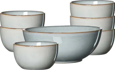Produktbild von Ritzenhoff & Breker Alicante Salat-Set 7-teilig - Grau