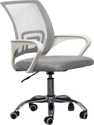Immagine prodotto di VDD Sedia da ufficio - grigio/bianco - ergonomica - regolabile in altezza