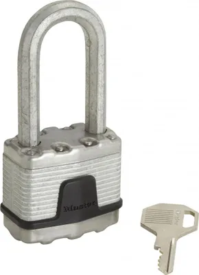 Immagine prodotto di Lucchetto MASTER LOCK a chiave in acciaio laminato, l.50 mm
