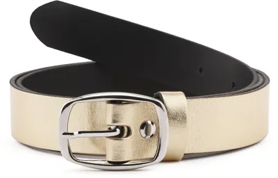 Image de Ceinture pour femme Merry Style en cuir D41 (dorée, 90 cm (longueur totale 109 cm))