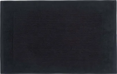 Produktbild von HOMESCAPES Imperial Badematte 100% Baumwolle, schwarz