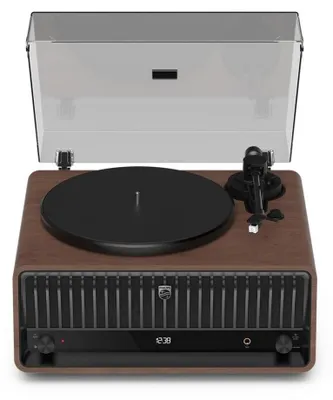 Obrázek produktu pro Philips TAV9000D/10, Gramofon s řemínkovým náhonem, Automatický, vlašský ořech, 33 1/3,45 ot/min, DAB, FM, VHF, AAC, FLAC, MP3, SBC, WAV, WMA