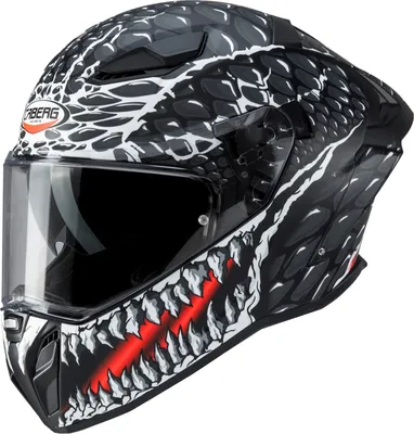 Immagine prodotto di Caberg Drift Evo II Crok casco integrale nero opaco / antracite / rosso M