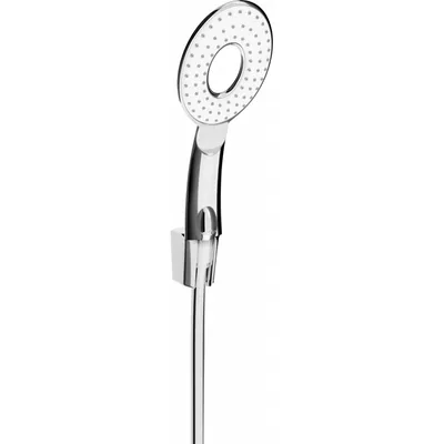 Produktbild von Mexen R-73 Kopfbrausegarnitur mit Regenbrause und Thermostatmischer, Chrom/Weiß - 785735052-02