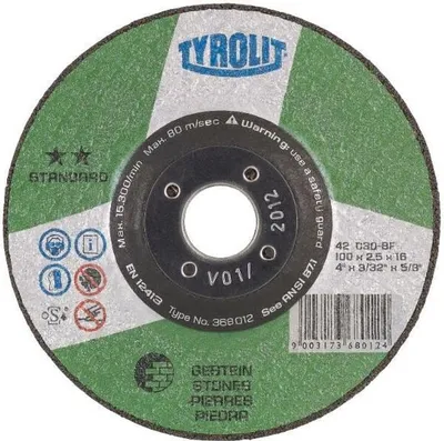 Produktbild von TYROLIT Trennscheibe STANDARD ** für Stein, Scheiben-Ø: 125 mm