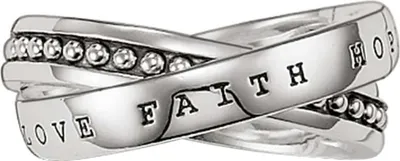 Thomas Sabo TR1930-001-12 Silber Ring Glaube, Liebe, Hoffnung 1