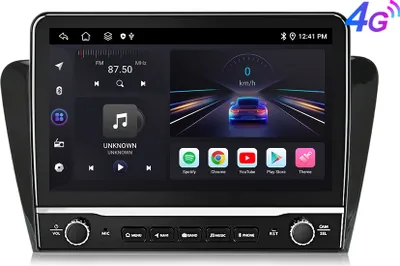 Obrázok produktu pre 10.1 Zoll Carplay Andriod 13 Autoradio WIFI BT GPS Navi Für Škoda Octavia 2013-2018 WIFI BT RDS DSP DAB+ 4G SIM USB FM 1280*720P 8kern 6+128GB