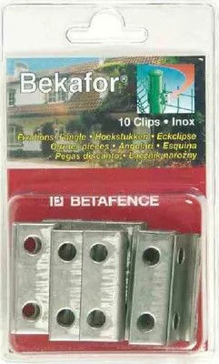 Immagine prodotto di BETAFENCE Fermagli angolari Bekafor 10 pz.