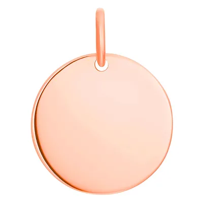 Produktbild von S.Oliver Silber Anhänger Gravurplatte rosévergoldet 2032931