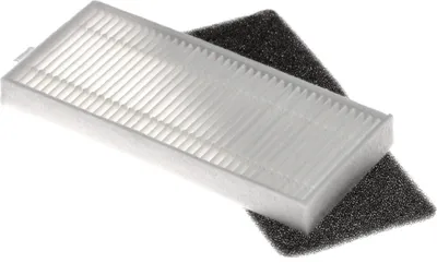 Produktbild von vhbw Filter-Set kompatibel mit Ecovacs Deebot N79S, N79 Saugroboter - 2x Ersatz-Filter (HEPA-Filter, Schaumstoff-Filter)