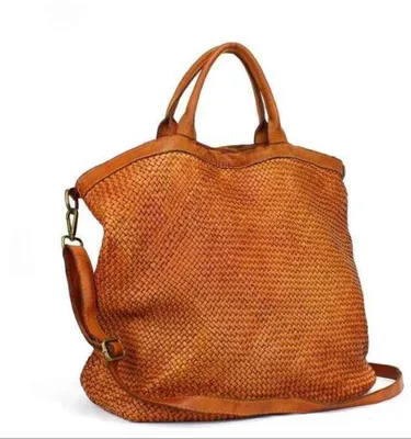 Produktbild von BZNA Bag Naomi Cognac Shopper Designer Damenhandtasche Schultertasche