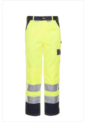 Produktbild von Planam Warnschutz Bundhose gelb/marine Gr. 62, 2017062