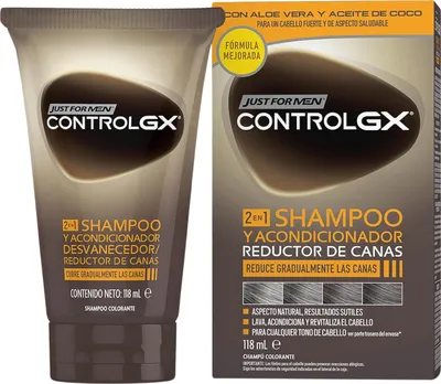 Zdjęcie produktu dla Just for Men Control Gx Szampon I Odżywka Zapobiegający Siwieniu Włosów 118ml