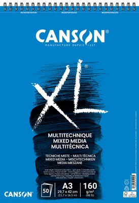 Image de CANSON Bloc d'étude XL MIXED MEDIA DIN A3 blanc 50 feuilles