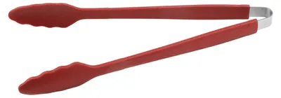 Image de Grill Welten Pince de Cuisine BBQ 33 cm Silicone Inox Rouge
