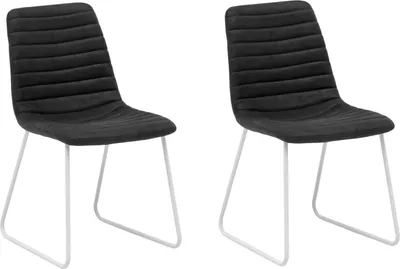 Produktbild von 2er Set Stuhl Milton Grau-Weiß