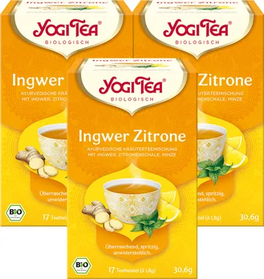 Produktbild von YOGI TEA Ingwer Zitrone  Filterbeutel