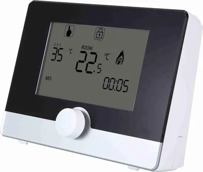 Produktbild von Programmierbarer Thermostat Temperaturregler für wandhängende Kesselheizung Weiß
