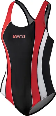 Produktbild von BECO Badeanzug Schwimmanzug Einteiler Größe 42 rot/schwarz