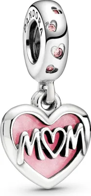 Produktbild von PANDORA Charm "Mom" Herz 798887C01