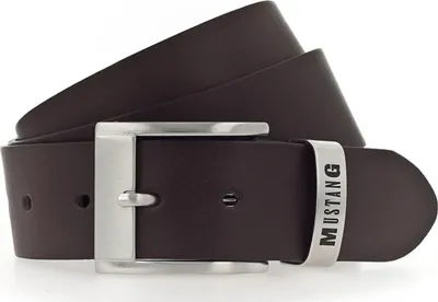 Produktbild von MUSTANG Leder Gürtel Classic Leather Belt W125 Darkbrown dunkelbraun