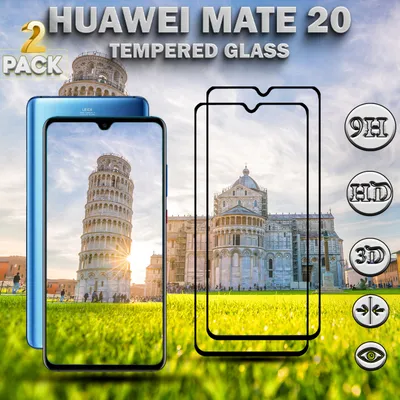 Obrázek produktu pro 2 kusy Huawei Mate 20 - tvrzené sklo 9H - 3D ochrana displeje v super kvalitě
