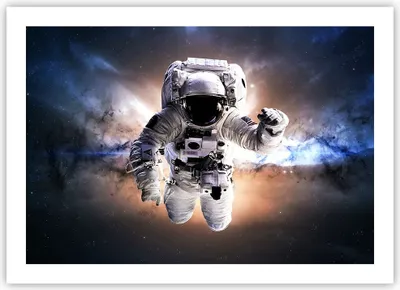 Produktbild von Poster - Poster ohne Rahmen - Astronaut Erde Raum - 70x50 cm - Wand Bild - Wanddeko - Wandbilder - Kunstposter - Wandposter - Bilder - Kunstdruck - Wanddekoration - Wandbild - P2XAA70x50-2848