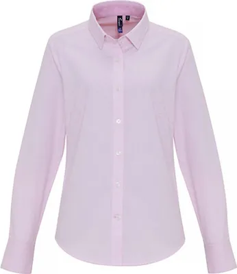 Image de Premier Workwear WomenŽs Coton Rich Oxford Stripes Shirt