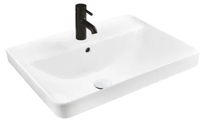 Productafbeelding van OLTENS Kolma wastafel voor meubels, 60 x 47,5 cm, met SmartClean