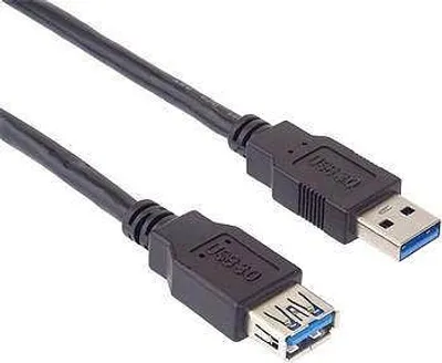 Obrázok produktu pre PremiumCord KU3PAA5BK, 5 m, USB A, USB A, USB 3.2 Gen 1 (3.1 Gen 1), 5 Gbit/s, Čierna
