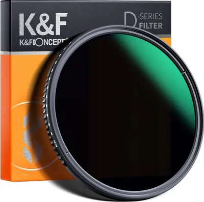 Zdjęcie produktu dla FILTR K&F PEŁNY SZARY REGULOWANY ND3-ND1000 58mm / 58 mm / KF01.1833
