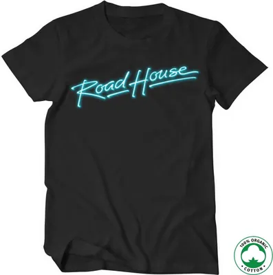 Obrázok produktu pre Organické tričko s logom Road House - veľké - čierne