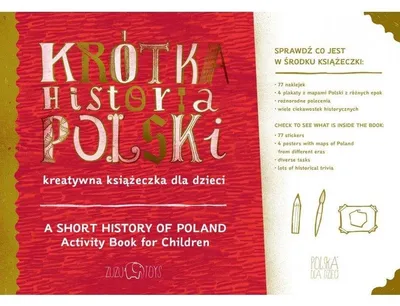 Productafbeelding van Krotka Historia Polski kreatywna ksiazeczka dla dzieci