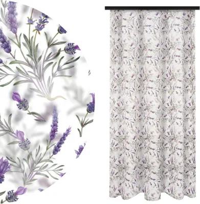 Produktbild von Blickdichte Gardine Kräuselband, Maße: 140x250 cm, Farbe: Lavanda