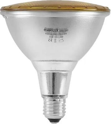 Produktbild von OMNILUX PAR-38 230V SMD 15W E-27 LED gelb