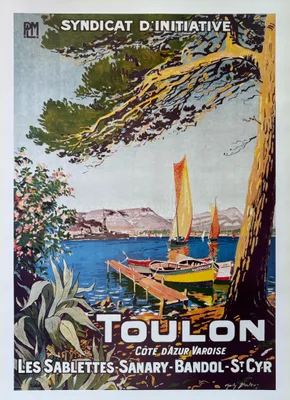 Immagine prodotto di Tolone - Bandol - St Cyr - Les Sablettes - Poster 50x70 cm