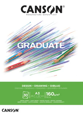 Obrázek produktu pro Canson Graduate, Umělecký papír, 160 g/m², 30 listy