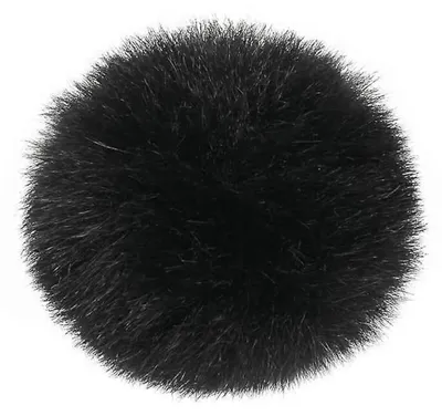 Immagine prodotto di Copertura antivento per microfono DJI Mic Mini, colore nero, con clip nero. Accessorio per fotocamera