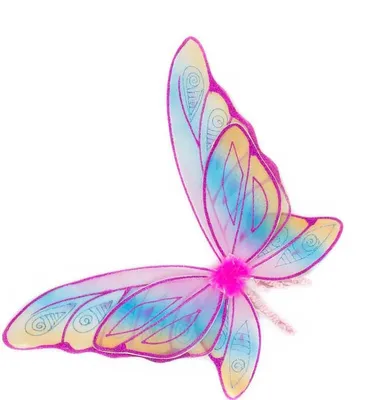 Image de Trullala Ailes scintillantes, ailes de papillon, en rose/pastel, env. 45 cm