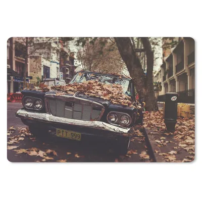 Produktbild von MuchoWow® Mauspad Mousepad Auto - Herbstblätter - Landleben 27x18 cm - Mousepads - Maus Mat - Pad - Mausunterlage - Büroartikel - Desk Matten
