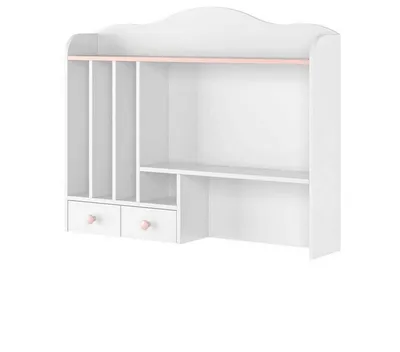 Obrázok produktu pre Nadstavec s priehradkami LALI - biely / ružový